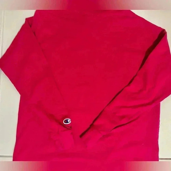 Champion Middleweight Jersey Pullover Hoodie, Women’s Size Small, Fuchsia - Picture 4 of 11